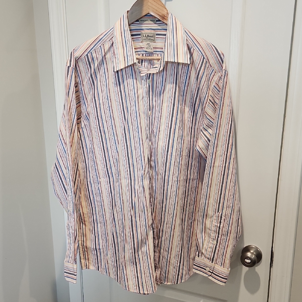 L.L. Bean Men's Dress Shirt - Stripes